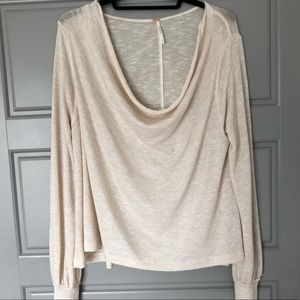 Free People cowell neck top